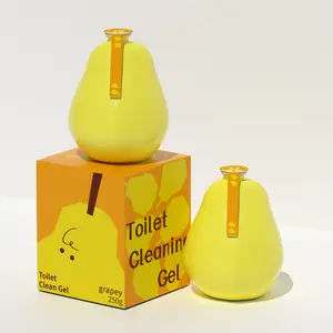 Grape-Flavored Pear-Shaped Toilet Gel Refill, 2-Pack - Powerful Cleaning - Long-Lasting Freshness - Hanging Design - Removes Toilet Stains & Odors - Refreshes Your Bathroom