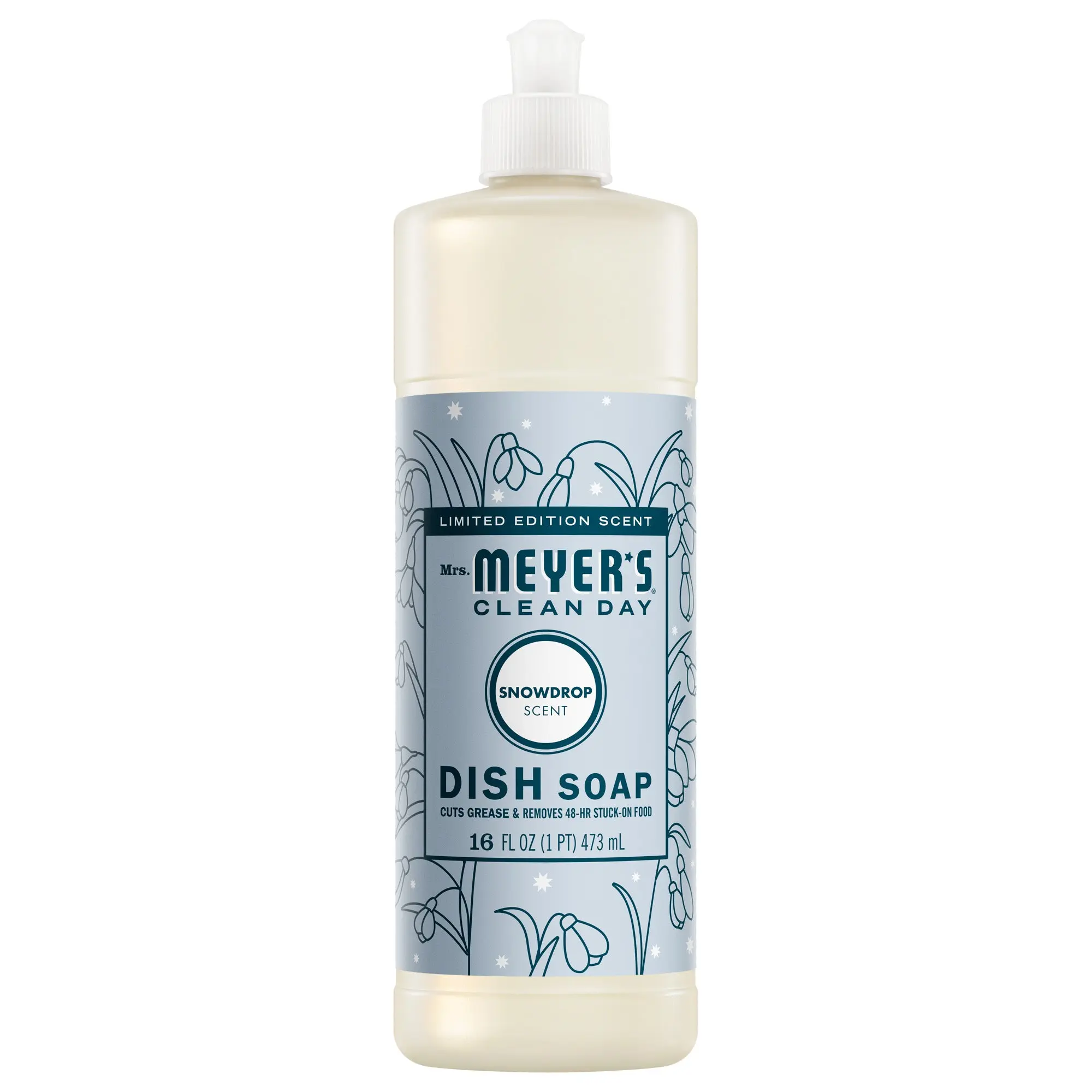 Mrs. Meyer's Clean Day Snowdrop Collection – Holiday Dish Soap, Hand Soap, Refill, Multi-Surface Cleaner & Plug-In Scented Oil Warmer