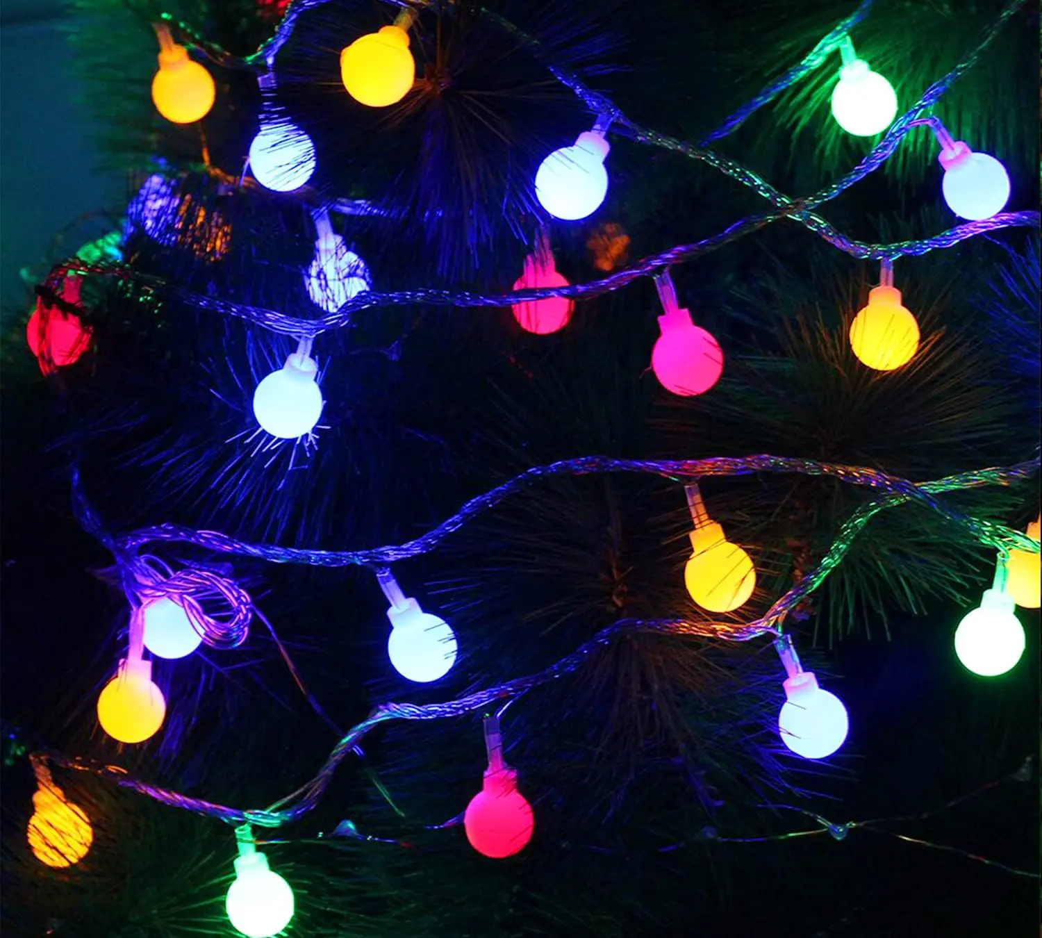 HOLIDAY DECORATION CHROMATIC GLOBE FAIRY LIGHTS (RGB) - PLUG-IN