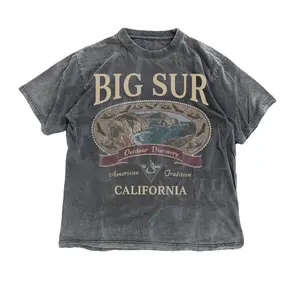 Vintage Big Sur California Graphic Tshirt, Retro Pacific Coast Highway Bridge 90s Unisex Shirt Womenswear Top Shortsleeve Streetwear