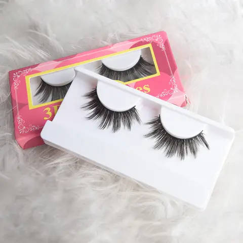 1 Pair False Eyelashes Natural Look Kit Fluffy Lashes for Women Girls