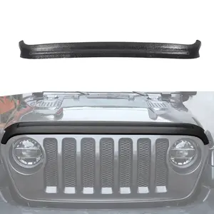 Hood Guard for 2018+ Jeep Wrangler JL & Gladiator JT, Perfect Fit Engine Hood Stone Deflector with Layered Coating, Pre-Cut Shape Bug Shield Plate Cover
