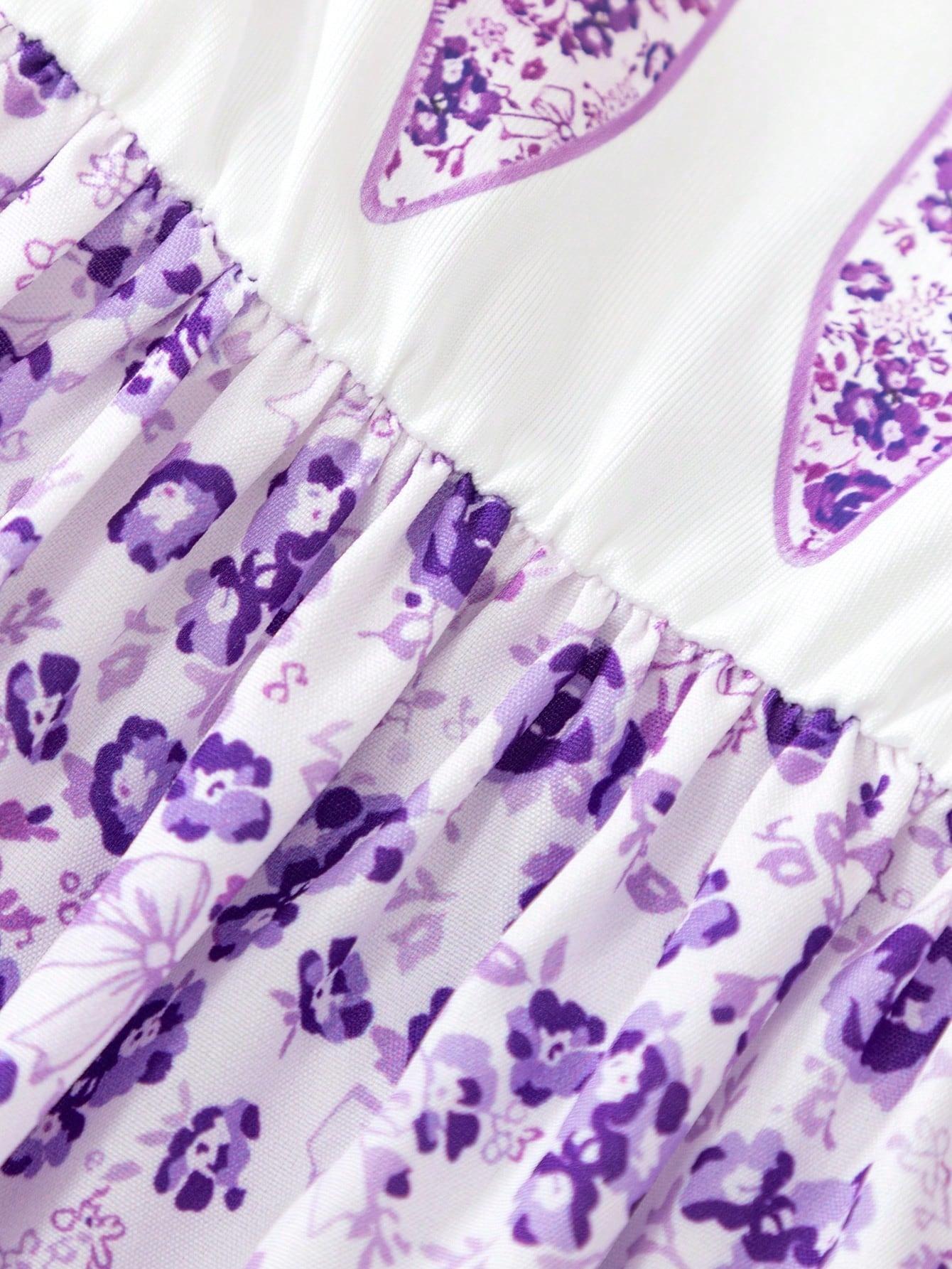 Pet Clothes Dog Cat Dress Bow Purple Flying Sleeve Yorkshire Terrier Maltese Teddy Bichon Bear Pomeranian Bulldog For Daily Use A169