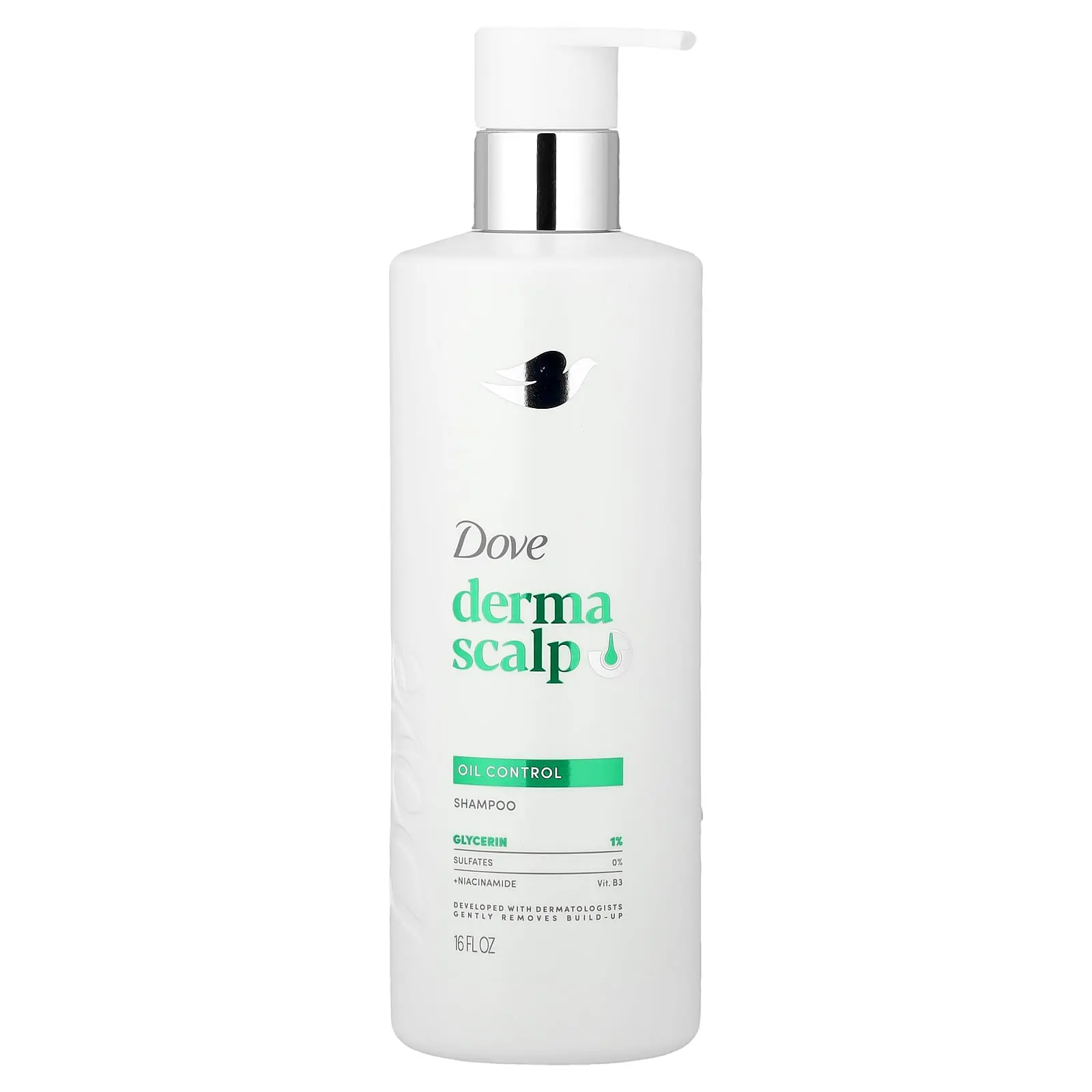 Dove Derma Scalp, Oil Control Shampoo, 16 fl oz