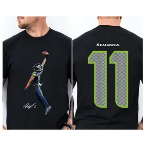 100% Cotton Unisex Pro Bowl JSN Jaxon Graphic Fan Shirt, Seattle Smith Number 11 Football Lover Tee, Champion Pride Gift