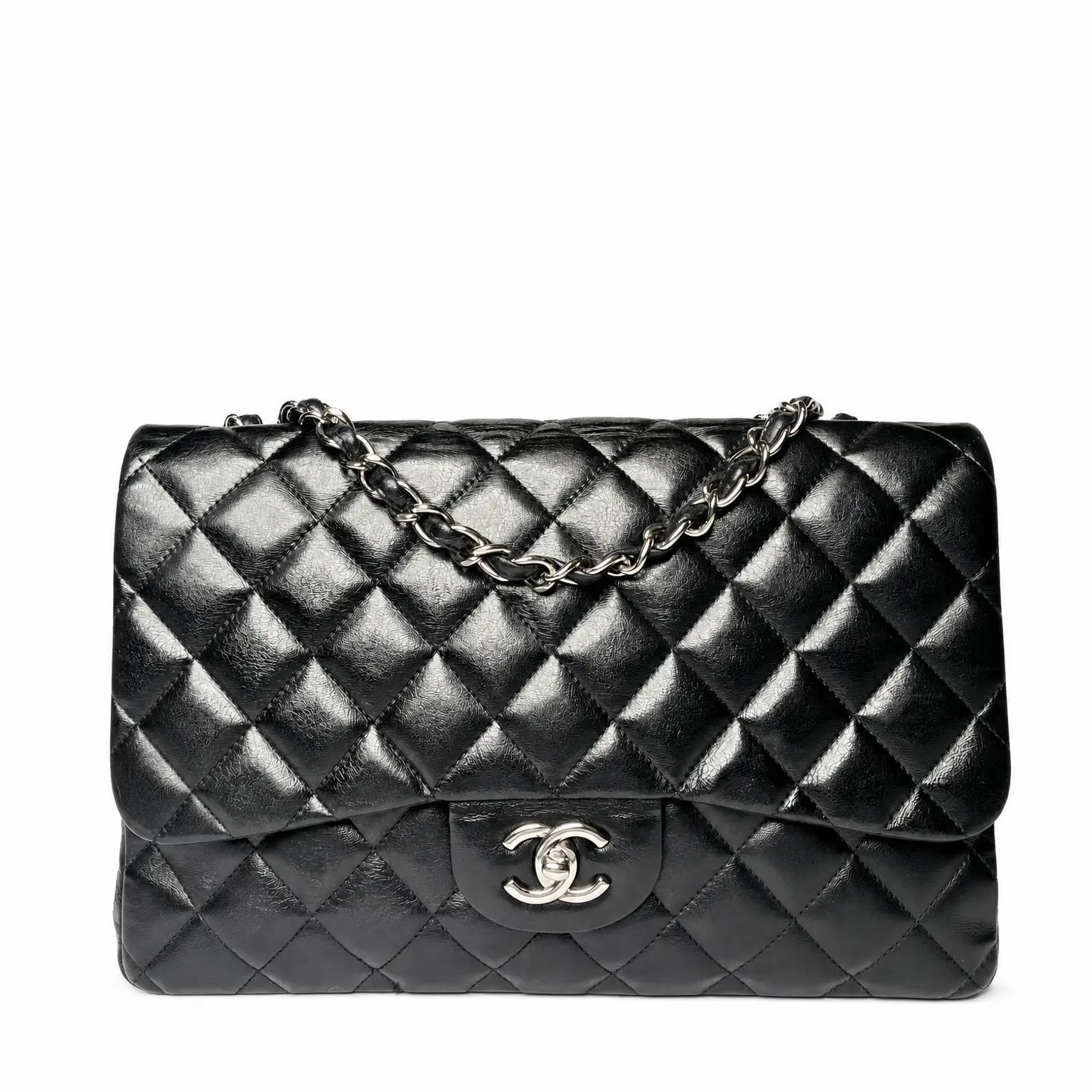 Pre-owned CHANEL X Shoulder Bags Classic Jumbo Double Flap Bag Black 2606300014