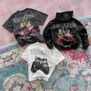 Kill Crew Vintage Boxing Relaxed Fit Lux, Natural Cotton T-Shirts, and Oversized Lux Hoodies