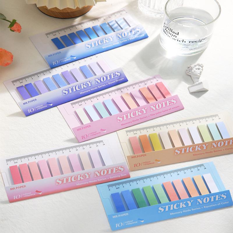 6 models 1200 index stickers Simple Morandi colour post it notes Gradient colour suitable for notebook reading marks 6 models 1200 index stickers Simple Morandi colour post it notes Gradient colour suitable for notebook reading marks