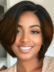 Straight Short Pixie Cut Glueless Bob Wig 13x4 Lace Wigs  Hair Wigs 150% Density Premium Human Hair Wigs for Women Lace Frontal Wig