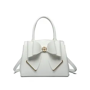 Poppy Signature Bow Tie Top Handle Satchel Bag & Crossbody