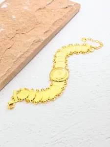 Elegant Adjustable Double Layer Ancient Coin Bracelet, Trendy Jewellery Accessories, Fashionable Casual Design for Women, Unique Jewelry Gift for Her