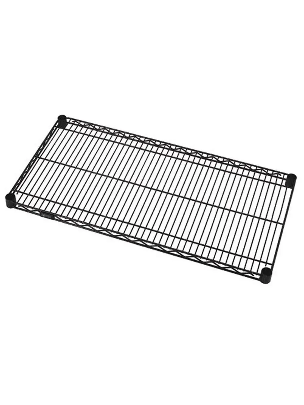 Quantum Storage Black Wire Shelf Organiser - 24 x 36 in 2436BK Storage Racks for Home Organization, Mesh Shelving & Storage, Metal Wire Shelving & Storage