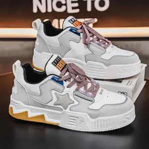 Men's shoes 2025 spring new star shoes casual fashion shoes men's thick soles anti-slip wear-resistant sports shoes