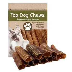 6" Beef Trachea Dog Treats, 10 count