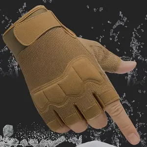 Sports half-finger gloves for men and women, fitness, outdoor, handlebars, cycling, thickened, half-length, fingerless gloves