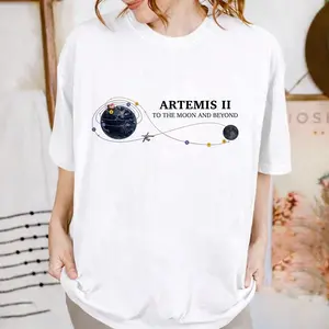 Artemis II 2026 Rocket Launch T-Shirt, Future Moon Mission Tee
