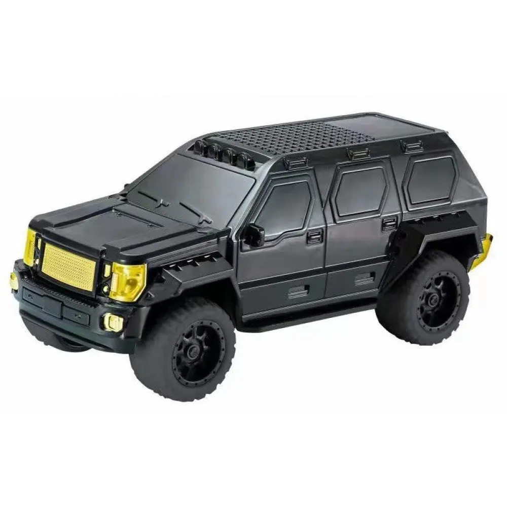Kik_SUV Car Shaped Compact Rugged Design Boombox Bluetooth Wireless Speaker with LED Lights WS1869 for Universal Cell Phone And Bluetooth Device (Black) Audio Portable Stereo Radio