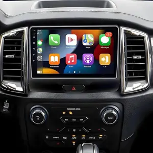 Android 13 Car Radio for 【Ford Ranger 2015 2016 2017 2018 2019 2020】 2G+64G/4G+64G 9" Touch Screen Car Stereo with Wireless Carplay Android Auto GPS WiFi Mic Backup Camera