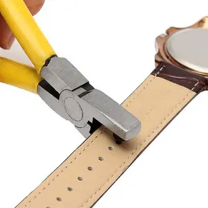 Watch Band Punch Plier, 2.0mm Universal Watch Band Punch Tool, Multipurpose DIY Craft Punch Plier for Watch Band, Belt, Dog Collar