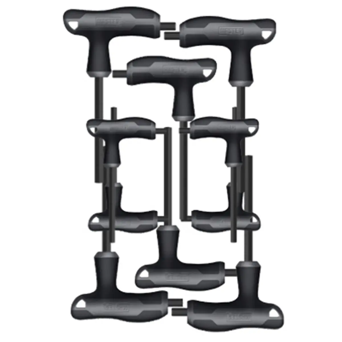 212 MAIN 10-Piece T-Handle Grip Hex Wrench Kit - Great Quality 10-in-1 Spanners & Wrenches, Dependable for Home Needs (Hangzhou Great Star Model 228903)