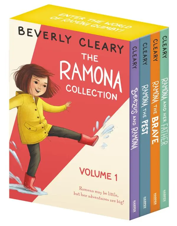 The Ramona 4-Book Collection, Volume 1: Beezus and Ramona, Ramona and Her Father, Ramona the Brave, Ramona the Pest (Ramona) by Beverly Cleary||Jacqueline Rogers [Paperback Book]