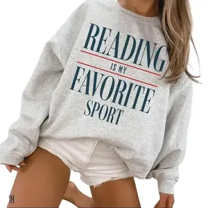 Reading is my favorite sport Sweatshirt, Vintage Reading, Booklover gift, Bookish, Librarian Sweatshirt, Bookworm, Reader Gift