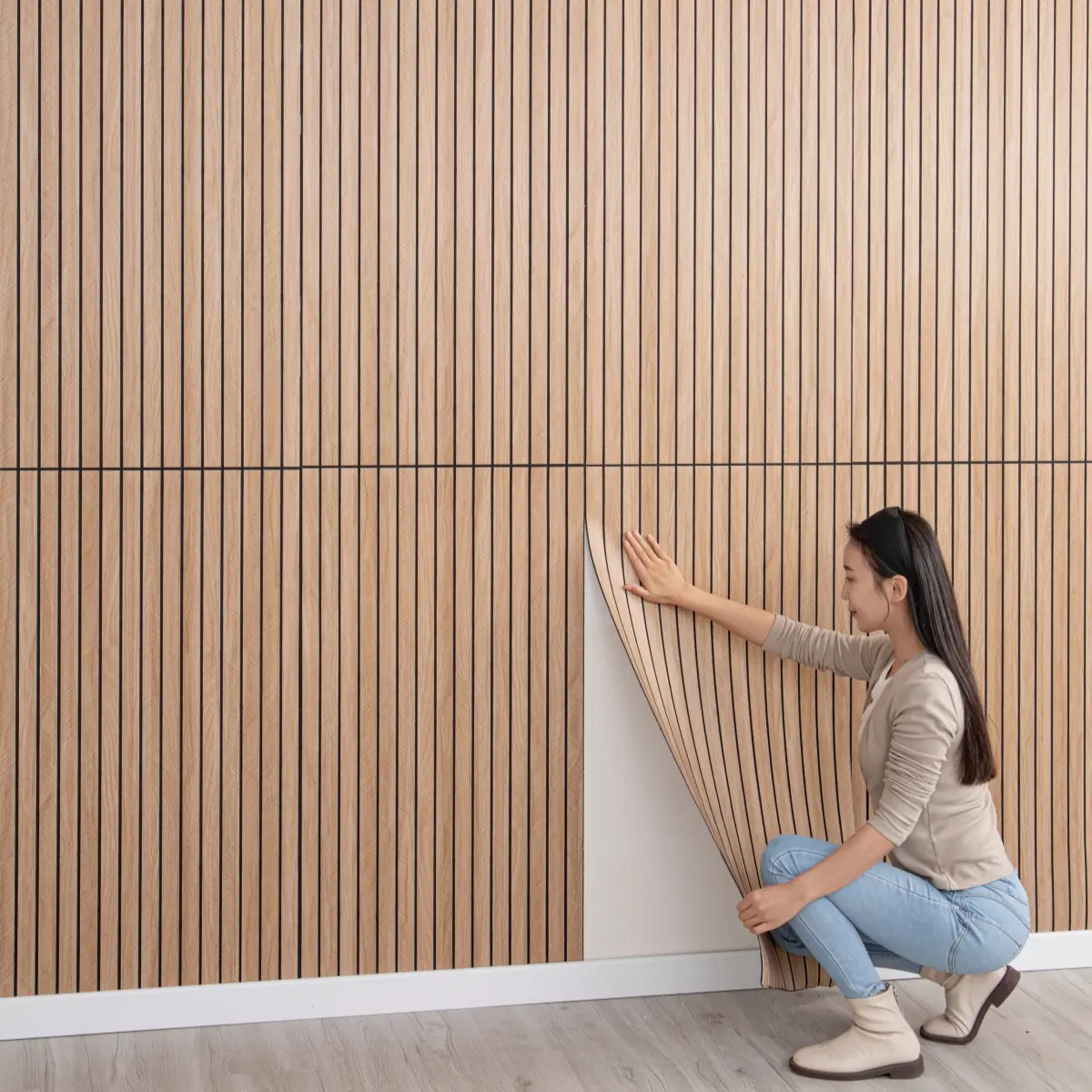 Extra Thick 3D Vintage Wood Grain Self-Adhesive Wallpaper - Removable, Washable, Waterproof, Moisture-Proof, 1 Roll, Perfect for DIY Projects,forKitch