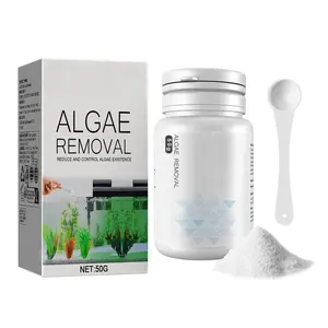 Algae and moss remover - Removes green water and moss in aquarium. Fish tank moss remover, aquarium algae remover, water purifying solution for removing algae.