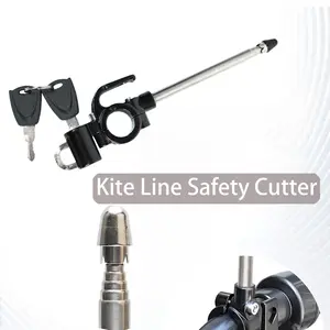 Motorcycle Multi-Function Kite String Cutter, Three-In-One Cutting Tool + Helmet Lock + Hook, Protect Your Riding Safety, Motorcycle Travel Accessories