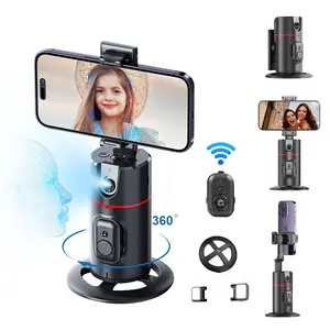 Extendable Auto Face Tracking Tripod, 360° Rotation Auto Face Tracking Tripod, Motion Sensor Phone Tripod Stand, Face Body Phone Camera Mount, Selfie