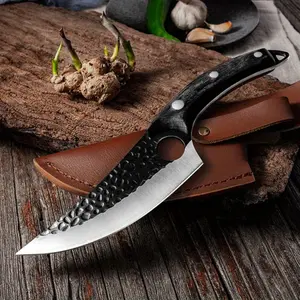 Japanese Chef Knives for Kitchen Steak Cutting, Multipurpose Knife with Sheath for Outdoor Camping BBQ Cooking, Gifts for Chef