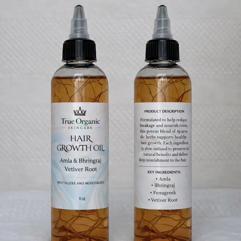 Hair Growth Oil - Haircare Treatment for Enhanced Hair Growth - 30ml Vegan-Comfortable Formula