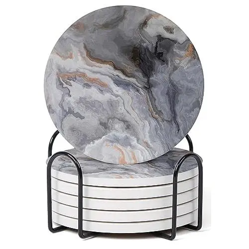Abstract Dark Blue Marble