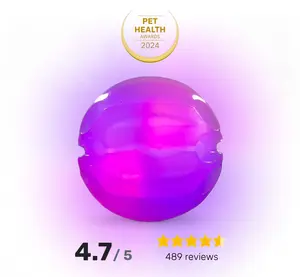 SUPERNOVA Dog Health Device | Vet-Recommended | NASA & Harvard Study Backed Light Teeth Cleaning & Breath Freshening Device with All-Natural Stellar Sauce | Patent-Pending