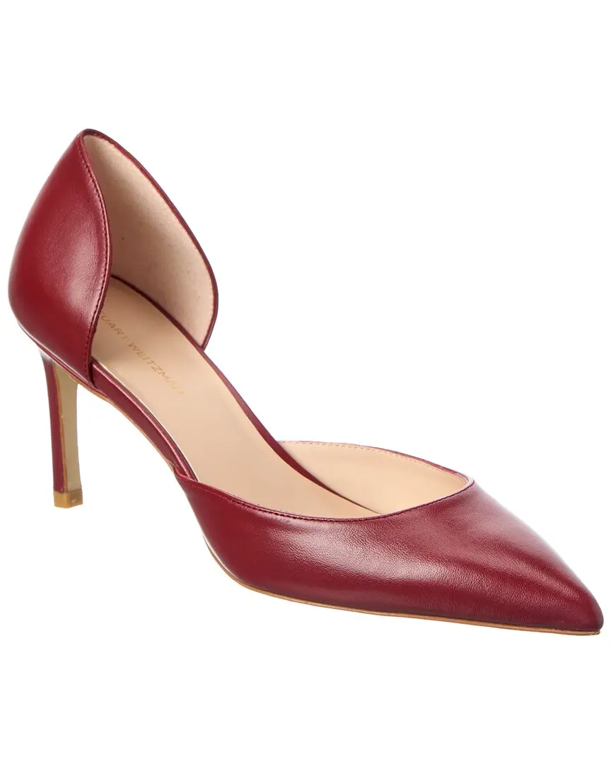 Stuart Weitzman Mara 75 Dorsay Leather Pump