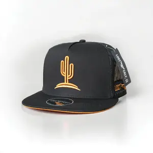 Cactus Gold Embroidered Lost Calf Cap