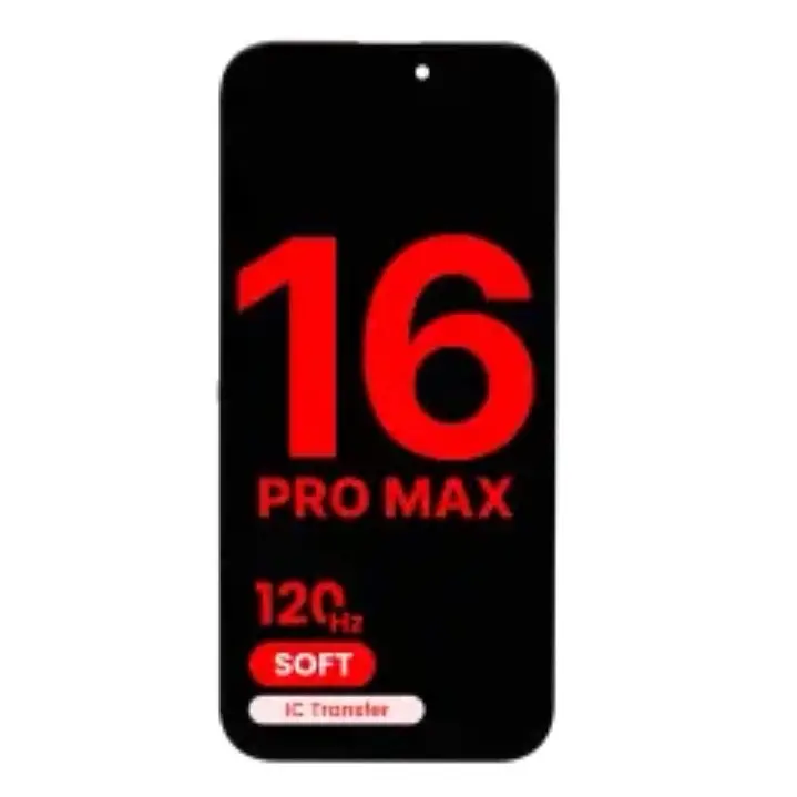Screen Replacement OLED Assembly For iPhone 16 Pro Max (Aftermarket Plus: Soft) (120HZ)