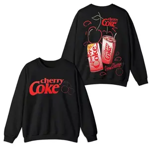 Cherry Coke Sleep Sweatshirt, Unisex Classic Sweatshirt, Functional Fashion, Assorted Colors, Shared Styles, Multiple Fashion Choices, Cozy Beverage-Inspired Apparel