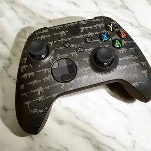 Custom Xbox Controller – Laser Engraved Gun Silhouettes