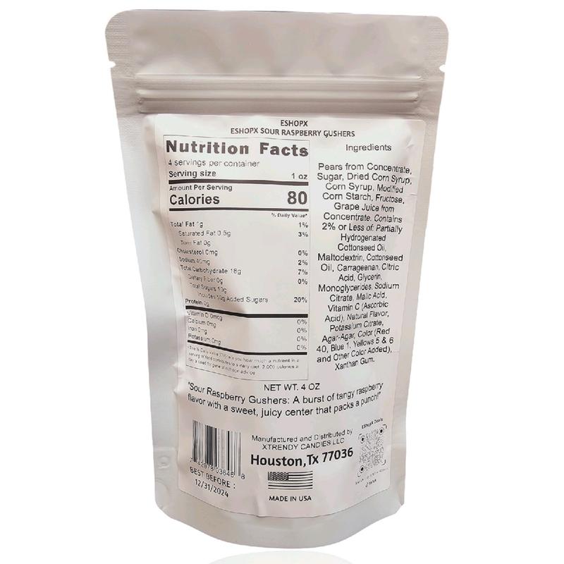 Eshopx Sweet Cotton Candy Gushers Juicy Gushers with Cotton Candy Powder -  Snack Bonbon