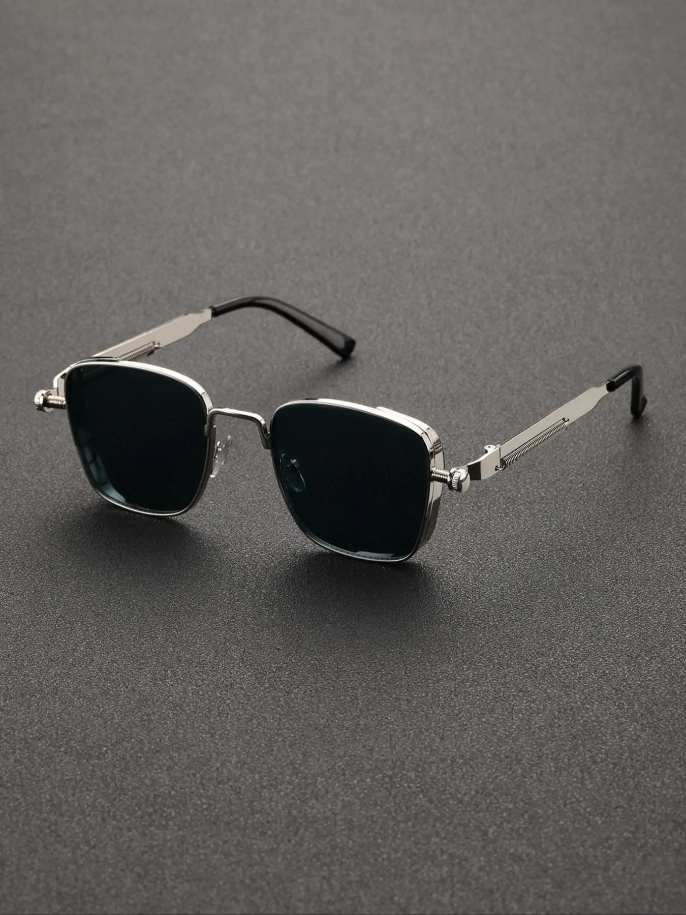 New Fashion Retro Punk Metal Sunglasses, Unisex Casual Classic Design, Outdoor Activities, Driving, Fishing, Hiking, Party, Gift