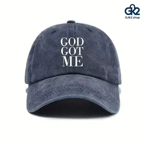 Washed Soft Crown Baseball Cap, Mesh Back Letter Print Sun Hat, Unisex Casual Sports Visor Hat for Men & Women