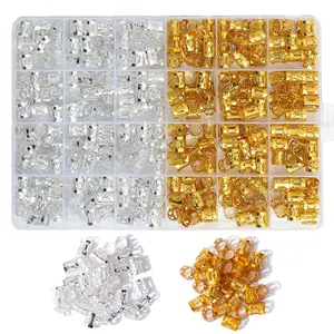 400 count  &  Hair Cuffs Hair , Hair Rings Hair Braid Clips,Adjustable Metal Hair Cuffs Hair Decorations,Braiding Hair Accessories for Women and Girls