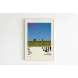 Alex G Posters / Race Poster / Hndrxx, Tracklist Poster, Album Cover Poster