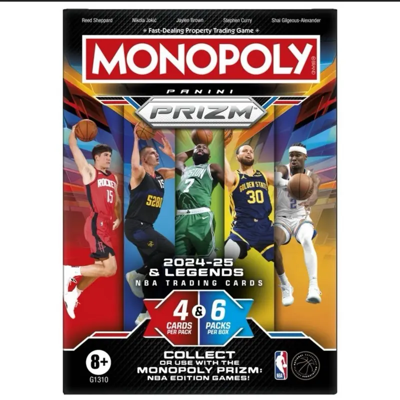 2024/2025 Monopoly Panini Prizm basketball blaster