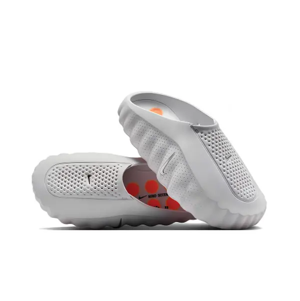 Men Women Trendy Slip On Mules, Hollow Perforated Surface, Rugged Stud Bottom, Lightweight Closed Toe Slides, Comfort Daily Casual Footwear