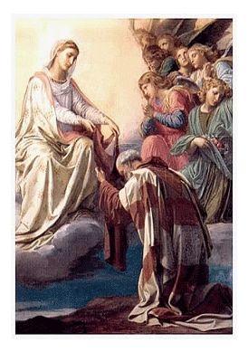 Traditional Brown Oval Wood Scapular