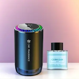 Car Fragrance Smart Aromatherapy Diffuser with USB Charging Starry Sky Effect 3 Modes 1.69 oz Essential Oil Included