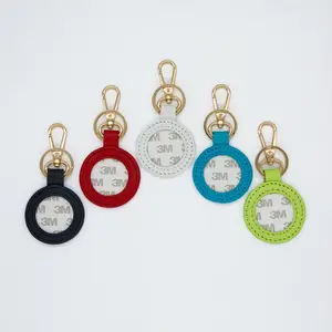 Self-Finishing Leather Key Fob
