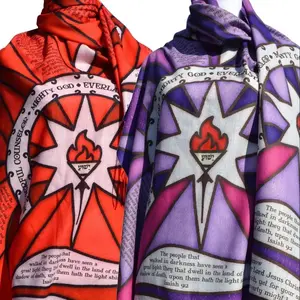 Christian Christmas Scarf | Advent Scripture Gift for Women